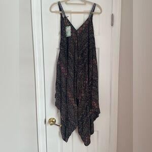 NWT Nostalgia Wide Leg Jumpsuit Aztec Pattern, Size Medium